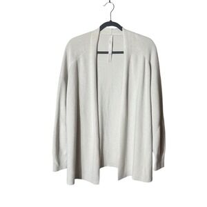 Lululemon Womens Ribbed Cardigan Sweater Size 8 Athleisure Loungewear